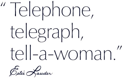 Estee Lauder Brand Story: Going the Distance, Estée Stories Blog